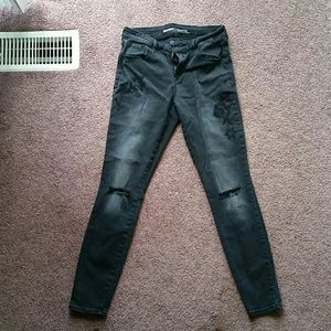Old navy rockstar distressed jeans